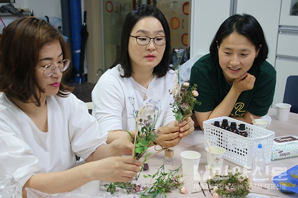 부림중학교 ‘화장실 문화공간‘ 만들기  ⓒ안양신문