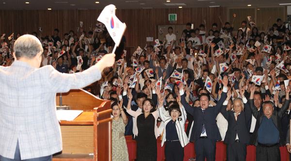 제73주년 광복절 및 정부수립 70주년 행사 / 사진=안양시