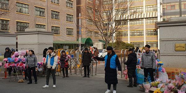 건전한 청소년 문화 정착을 위한 ‘강압적 졸업식뒤풀이’ 예방활동 / 사진=동안경찰서