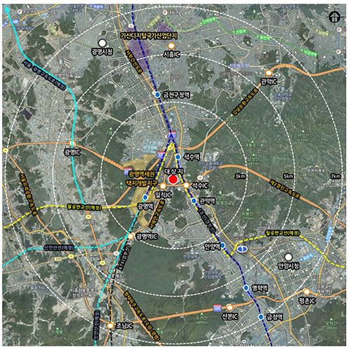 광역 위치도(안양 연현지구) / 사진=경기도