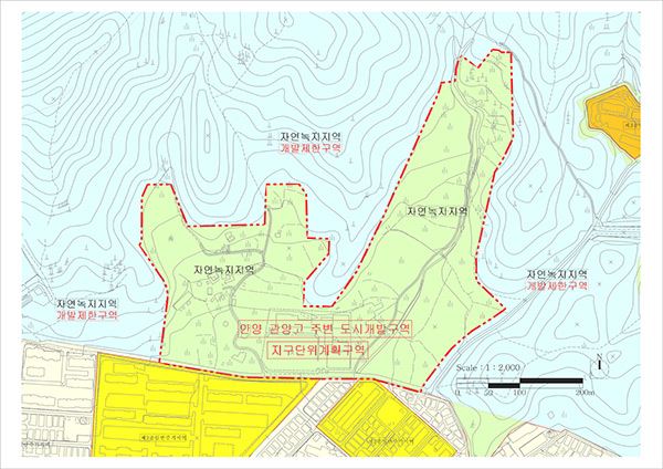 관양고 주변 도시개발사업,?내년 상반기 첫삽!