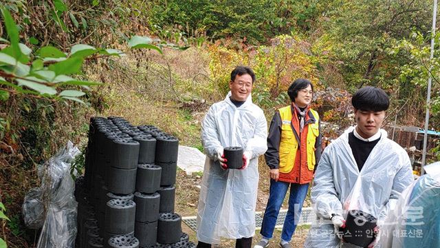 대한적십자봉사회안양지구협의회, 따듯한 겨울나기 연탄봉사활동 전개