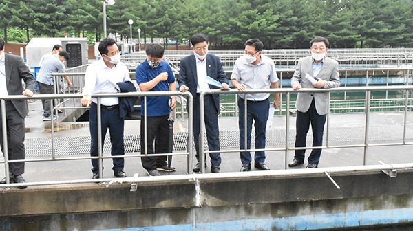 강득구 의원, 안양시 수돗물 안전 점검···민생 행보 나서