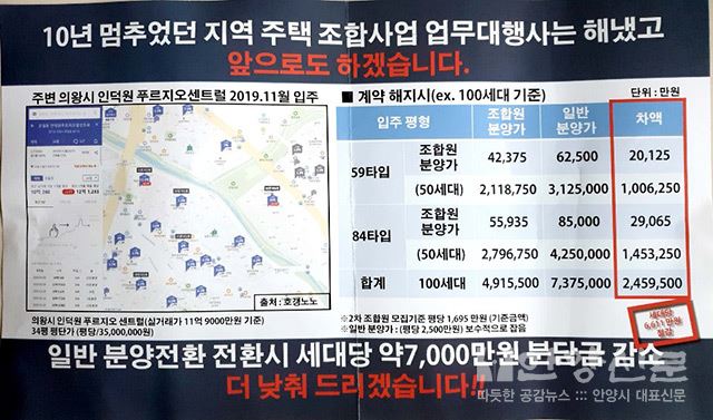 코로나19 재확산 속 ‘평촌동지역주택조합 임시총회 강행’ 비난 봇물