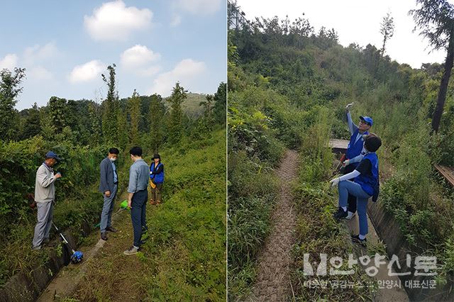 관양1동 바르게살기운동 안양시협의회 관악산 둘레길 환경정화 활동 전개