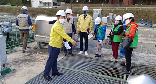 영화관, 가스충전소, 산사태 취약지, 노후 건축물 등 39개 시설 대상, 송재환 부시장, 19일 비산정수장 찾아