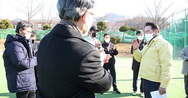 안양시, 안양교도소 인근 개방 생활체육시설 정비 마쳐.