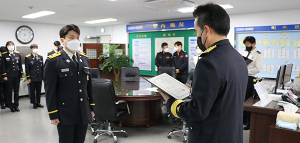 안양소방서, 새내기 소방공무원 임용장 수여