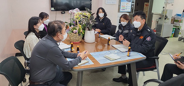 안양소방서, 코로나19 선별진료소 화재안전컨설팅