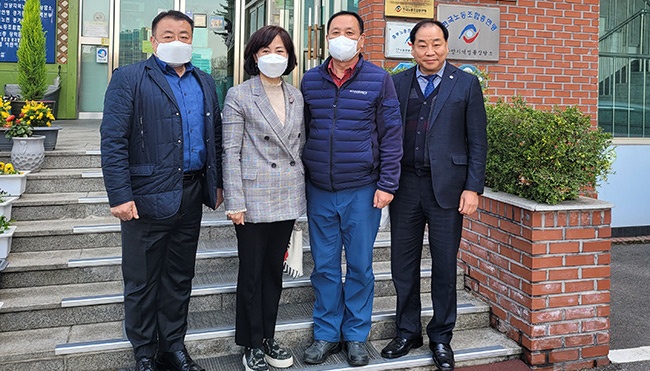 김필여 국민의힘 안양시장 예비후보, 한국노총 경기중부지부 방문