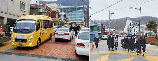 안양시, 성문고교 '등하교 통행로 안전확보' 시급