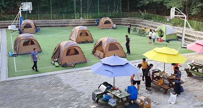 박달중학교, 학부모회 주관 스쿨캠핑 실시