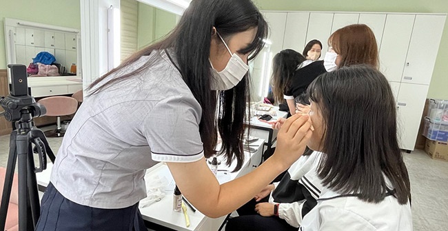 석수청소년문화의집 방과후아카데미, 안양문화고 연계 뷰티동아리 활동 진행 