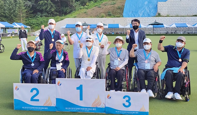 안양시론볼선수단, 우수한 성적으로 경기도장애인체육대회 마쳐