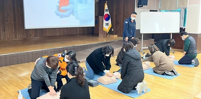 안양시 만안구, 공직자 심폐소생술 교육 진행