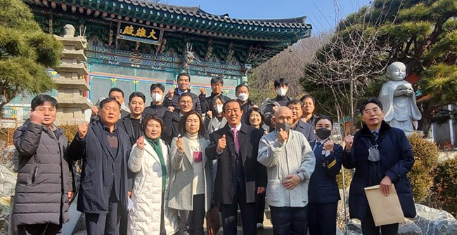 안양시 민원옴부즈만위원회, 만장사 사찰 기부 부지 활용 방안 논의