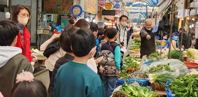 명학초등학교, 안양중앙전통시장 체험 너무 신나요!