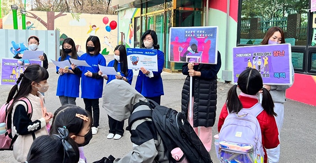 호성초등학교, 비폭력 지지선언으로 시작한 사이버폭력 안전학교 만들기 캠페인 실시