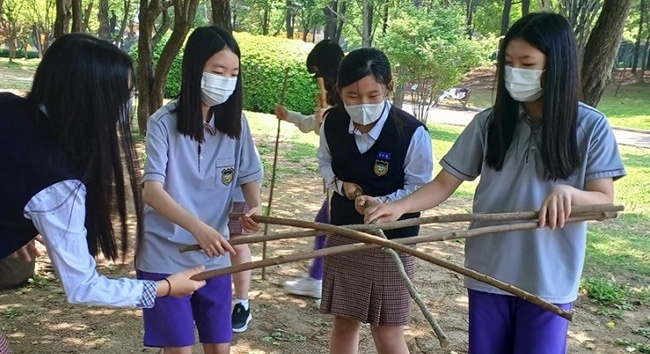 평촌중학교, 5월말까지 평촌중앙공원에서 숲 체험 활동 실시