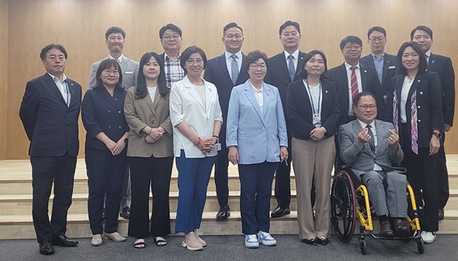 김재훈 의원, 경기도사회복지사협회와 정담회 실시