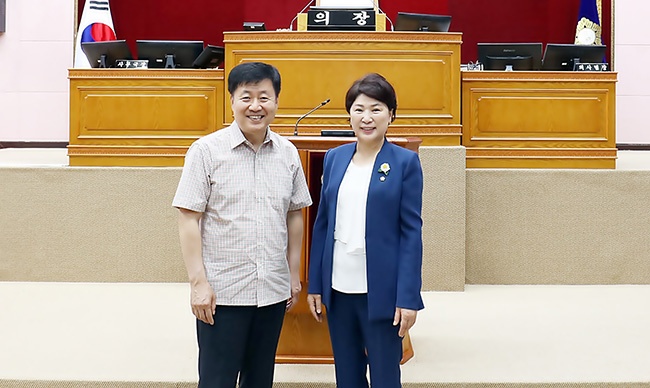 안양시의회, 런던 킹스턴구 로버트 김 의원 접견